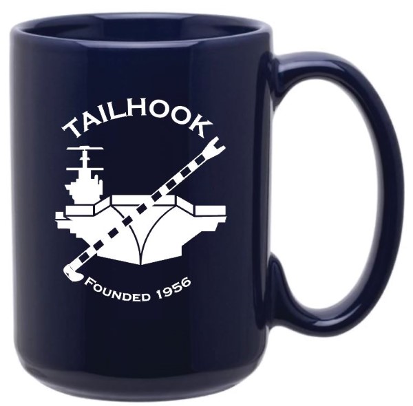 Tailhook Association Ship's Store Grande Deep Sand Carved Coffee Mug